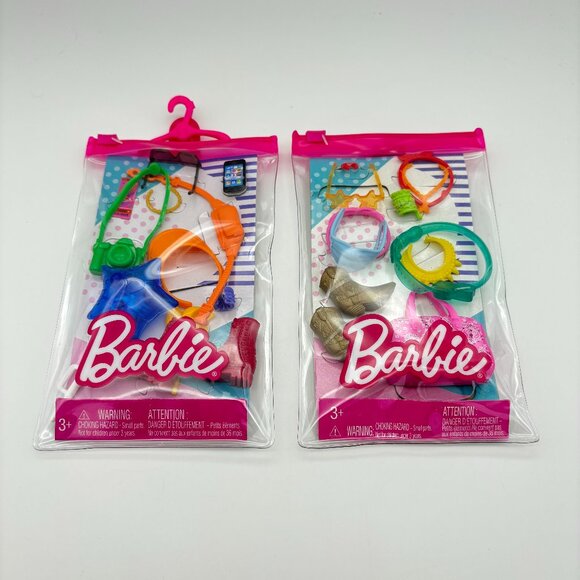 Barbie Accessories Storytelling Pack for Dolls, Amusement Park & Western Theme - Picture 1 of 4